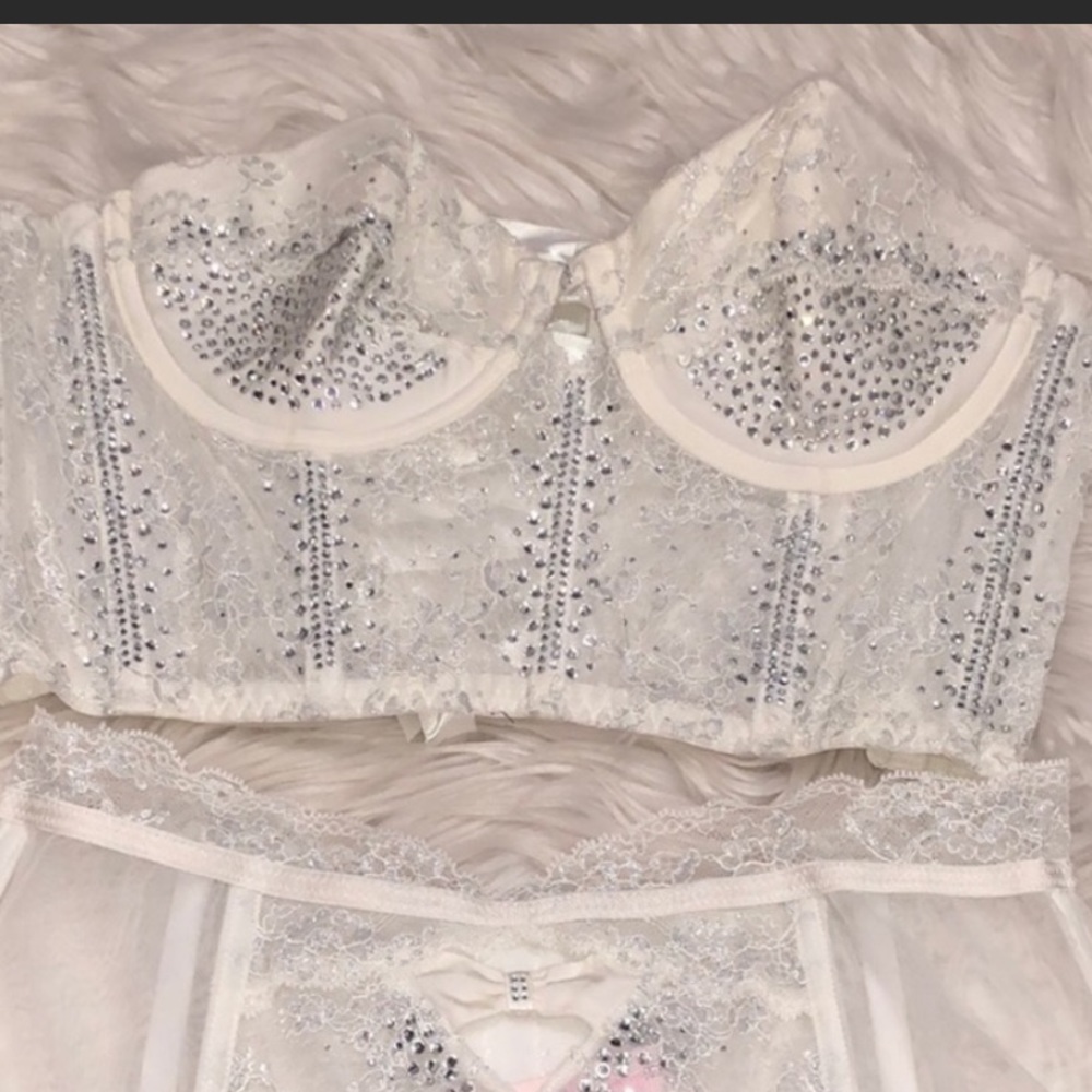 VS embellished bra top